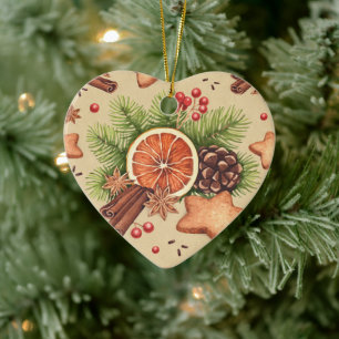 Cerámica Adorno de Especias Navideñas