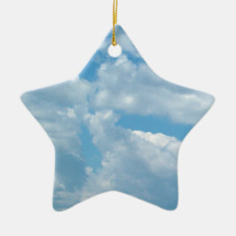Cerámica Adorno de estrella 'Cielos azules'