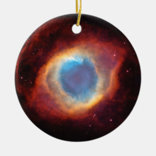 Cerámica Adorno de estrellas de la nebulosa hélice del ojo