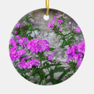 Cerámica Adorno de Flores de Lila