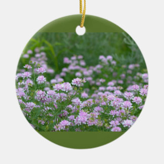 Cerámica Adorno de foto de flores silvestres púrpuras