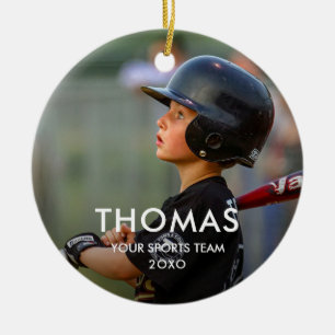 Cerámica Adorno de Foto Deportiva Minimalista Moderna Perso