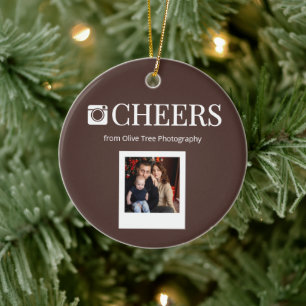 Cerámica Adorno de Foto Personalizado para Clientes de Foto