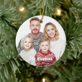 Cerámica Adorno de Foto Personalizado para Familias | Apell