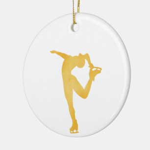 Cerámica Adorno de Giro de Patinaje Artístico