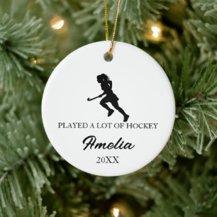 Cerámica Adorno de Hockey Personalizado, Deportes Personali