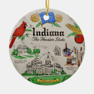 Cerámica Adorno de Indiana