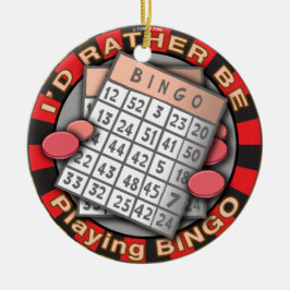 Cerámica Adorno de Jugar Bingo