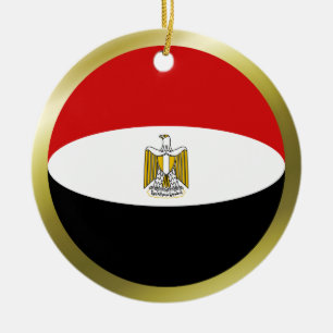Cerámica Adorno de la bandera de Egipto