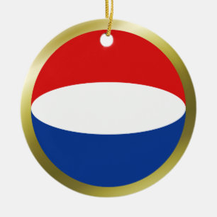 Cerámica Adorno de la bandera de los Países Bajos