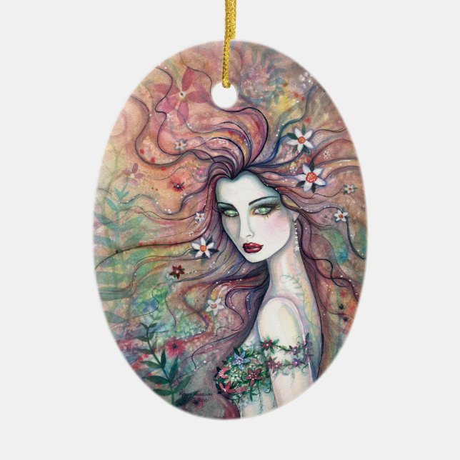 Cerámica Adorno de la diosa Chloris (Frente)