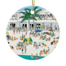 Adorno de la playa de Lido Sarasota