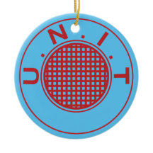 Adorno de la UNIT azul