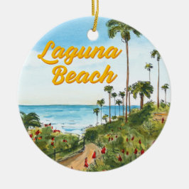 Cerámica Adorno de Laguna Beach California – Arte Costero