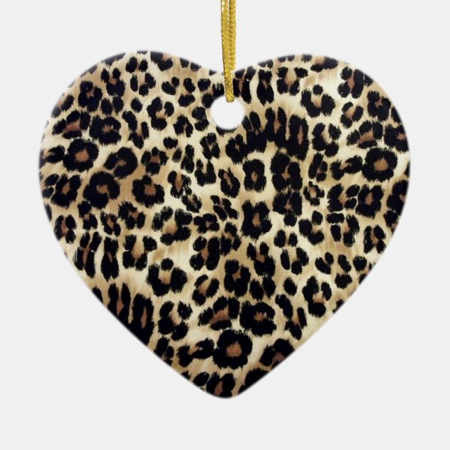 Cerámica Adorno de Leopardo (Frente)