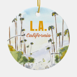 Cerámica Adorno de Los Ángeles California