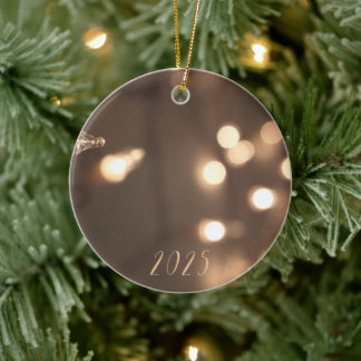 Cerámica Adorno de Luces de Navidad