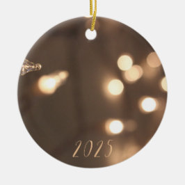 Cerámica Adorno de Luces de Navidad
