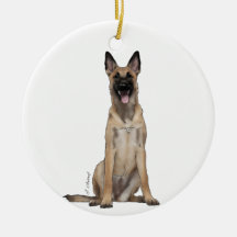 Adorno de Malinois Belga