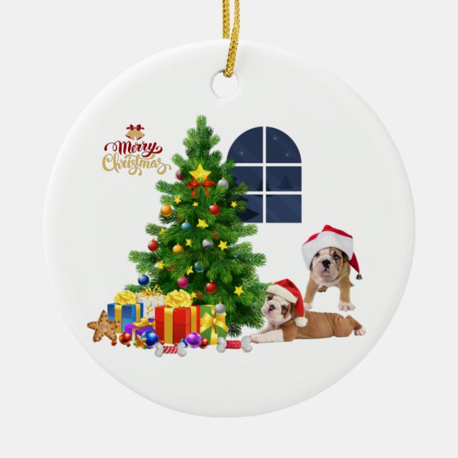 Cerámica Adorno de Navidad (Frente)