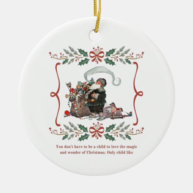 Cerámica Adorno de Navidad (Frente)