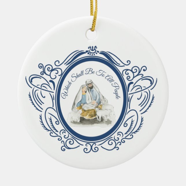Cerámica Adorno de Navidad (Frente)