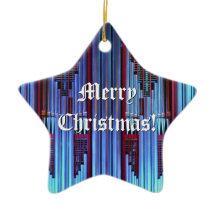 Adorno de Navidad azul