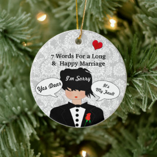 Cerámica Adorno de Navidad con Consejos Divertidos y Lindos