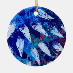 Cerámica Adorno de Navidad con diseño de explosión en el ci