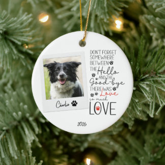 Cerámica Adorno de Navidad con foto conmemorativa de mascot