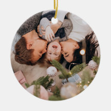 Adorno de Navidad con Foto Personalizada