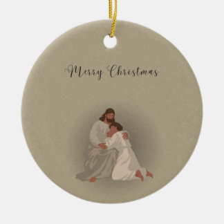 Cerámica Adorno de Navidad Cristiano