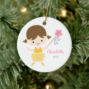 Cerámica Adorno de Navidad de Bailarina Pequeña