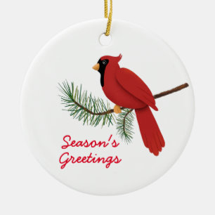 Cerámica Adorno de Navidad de Cardenal