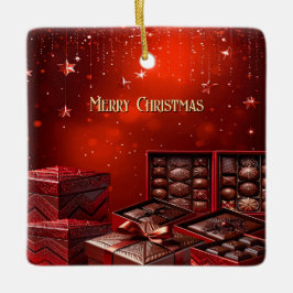 Cerámica Adorno de Navidad de Chocolate