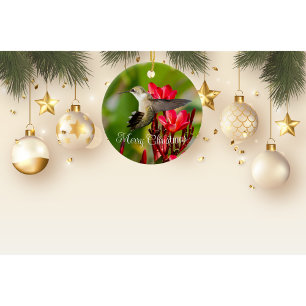 Cerámica Adorno de Navidad de Colibrí