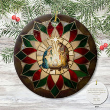 Adorno de Navidad de Natividad de Parol Filipino |