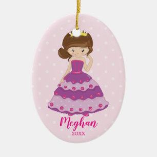Cerámica Adorno de Navidad de Princesa Bonita