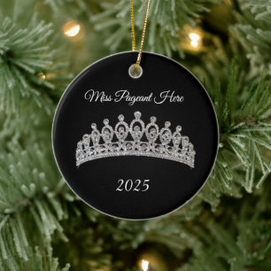 Cerámica Adorno de Navidad de Princesa Tiara
