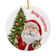 Adorno de Navidad de Santa Claus lindo