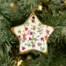 Cerámica Adorno de Navidad Estrella “Galleta de Navidad” Va