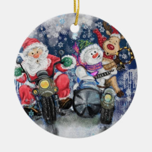 Cerámica Adorno de Navidad Feliz Navidad Amigos - Divertido