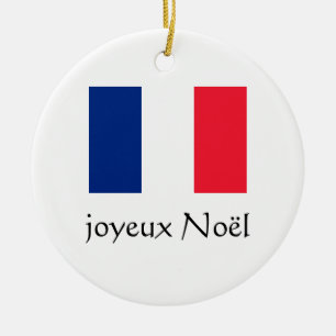 Cerámica Adorno de Navidad Francés
