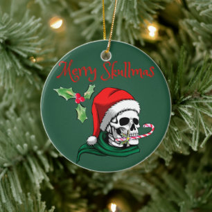 Cerámica adorno de navidad gótica
