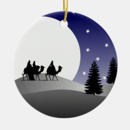 Cerámica Adorno de Navidad - Los Tres Reyes Magos