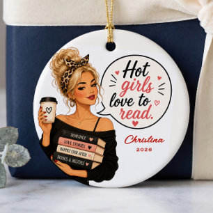 Cerámica Adorno de Navidad para Chicas Calientes que Aman L