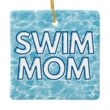 Adorno de Navidad para Mamá de Natación
