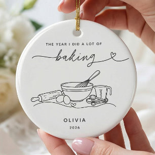 Cerámica Adorno de Navidad para Repostería Personalizado