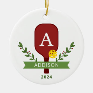 Cerámica Adorno de Navidad personalizado con foto de pickle