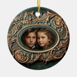 Cerámica Adorno de Navidad personalizado, ornamentado, con 